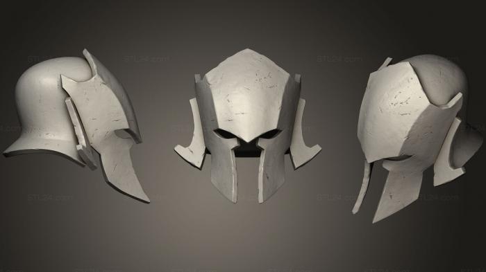 Mask (Medieval Helmet 5, MS_0255) 3D models for cnc
